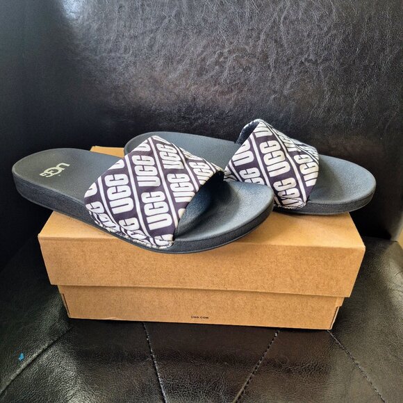 UGG Kids/Youth Size 3 K Beach Slides Sandals, Boys/Girls, GUC - Picture 1 of 3